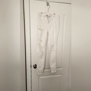 American Eagle next level distressed stretch skinny jeggings